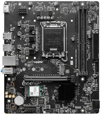 motherboard Fit For MSI PRO H610M-S WIFI DDR4 - LGA1700 for Intel 12/13/14a generazione, doppio canale, PCIe 4.0, WiFi 6