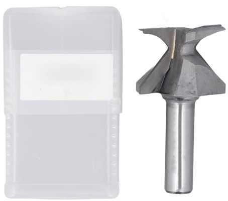 SUPYINI 1/2 Shank R18 Arc Bending Integrated Router Bit Woodworking Router Bit for Door Closet Shaping