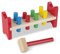 MaMeMi 10496 & Doug Deluxe Schlagbank Spielzeug für kleine Kinder (Spielzeug aus Holz mit Holzhammer)