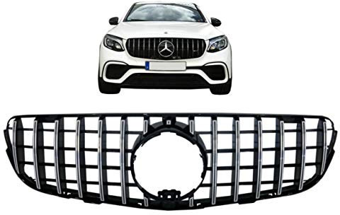 KITT FGMBX253CWHCN Kühlergrill kompatibel mit GLC X253 C253 15-18 GT R Panamericana Look Chrom
