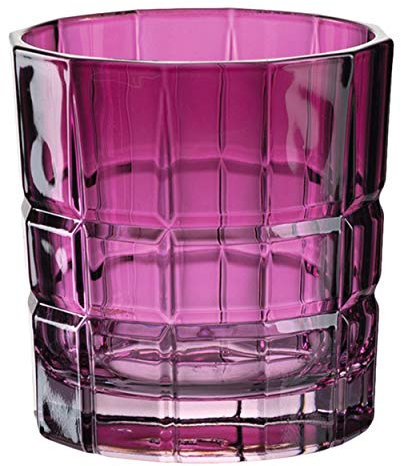LEONARDO HOME Trinkglas SPIRITII, Glas, Trinkgefäß, Wasserglas, Kalk-Natron Glas, Violett, 170 ml, 028762-1 Stück