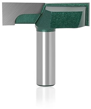 Bestgle Limpieza de Brocas de Fresadora de Trabajar la Madera Broca 1/2, Fresa de Cepillado de la Superficie Kit de Herramientas de Carpintería