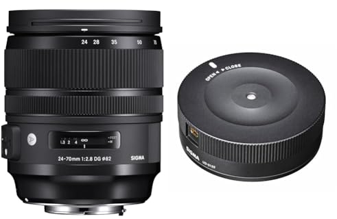 Sigma 24-70mm F2,8 DG OS HSM Art Objektiv für Nikon Objektivbajonett & Sigma USB-Dock für Nikon Objektivbajonett