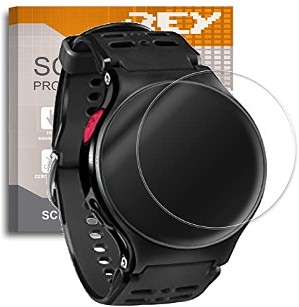 REY Protector de Pantalla para Garmin Forerunner 255 (41mm), Cristal Vidrio Templado Premium