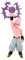 Banpresto Figur Statue Dragon Ball Z Majin Buu GxMateria - Höhe 14cm - Mehrfarbig