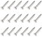 METALLIXITY Piccoli Chiodi (1,2x6mm) 800pz, Carbonio Acciaio Piccoli Ferramenta Chiodi - per Casa Lavorazione Legno, Argento Tono