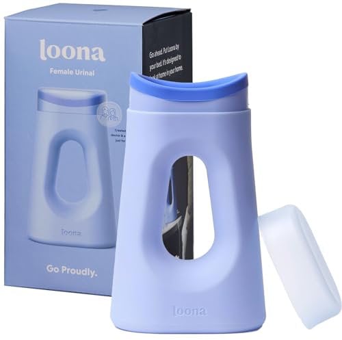 Boom Loona Tragbares Urinal für Damen, Loona-Blau
