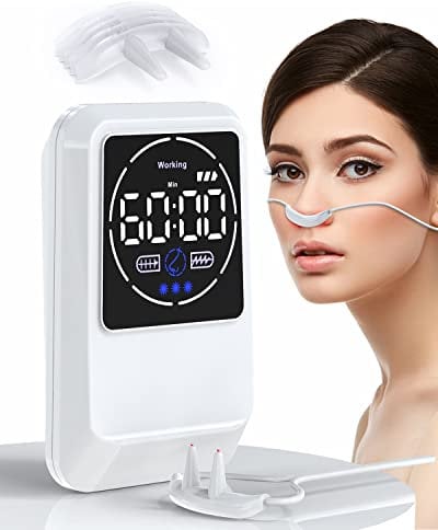KTS Rotlichtlampe Rhinitis-Therapiegerät,LaserBehandlungs zur Linderung von Allergien bei Allergischer Rhinitis,Nasenschleimhautreparatur,Schnarchen,Verstopfter Nase,Nasenjucken,Sinusitis,Erkältungen