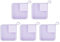 5PCS Powder Puff Holder Case, Mini Plastic Beauty Blender Holder Case for Little Things Storage, Travel Beauty Sponge Holder Kit for Woman Home and DIY Salon Use