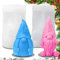 behone 3D Silikonform Wichtel 2 Stück Silikonformen Gießformen Weihnachten,Gnom Gießformen Wichtel Silikonform Weihnachten für die Herstellung von Kerzen,Aromasteinen,Schokolade