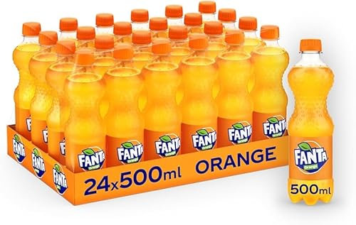 Wowboxme Soft Drink 500ml Bottles 24 x 500ml (Fanta Orange)