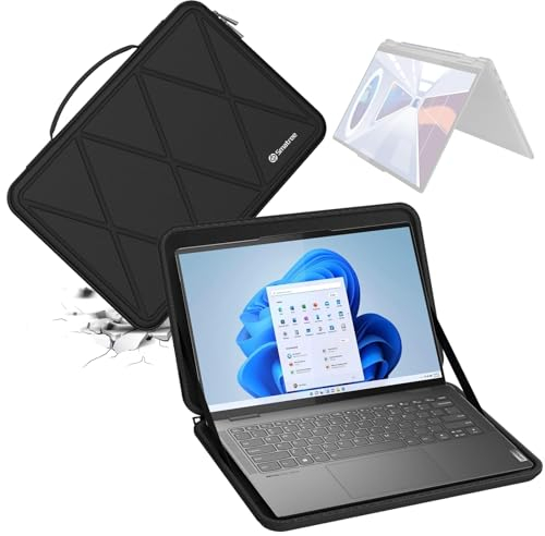 Smatree Hard Eva Schutzhülle Tasche Kompatibel für 14 Zoll Lenovo Yoga 7i 2 in 1, für 14 Zoll Lenovo ThinkPad P14s Gen 3 Laptop Notebook Tasche (X8255)