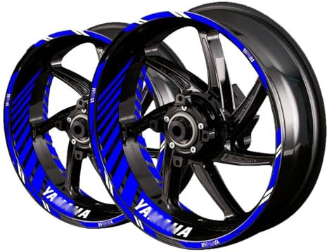 Motorrad Aufkleber Für Für Yzf Für R1 R3 R15 R1m R6 Für Mt07 Für Mt09 FZ6 Für R15 Für Wr450f Für Hp4 Motorrad Aufkleber Dekorative Streifen Felgenaufkleber(16)