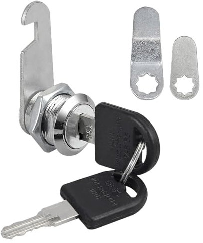 Anhoer 16mm Security Mailbox Lock with Alike Keys Barrel Drawer Cabinet Mail Box Locker Cam Lock for Door Cabinet Cupboard Locker Letter Box Wardrobe