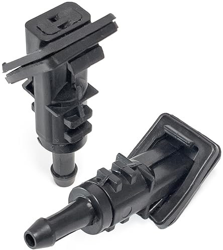 Click&Fit Windscreen Washer Nozzles Compatible with Kia Ceed from 2006 to 2012, Hyundai i30, Elantra Touring – Screen wash Wiper Spray Jets Replaces 986301H510, 986302L100, 2-Pack