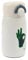 Fabelab Botella para niños de 320 ml, color blanco/azul, botellas de agua para niños, botella de agua A-OK, de acero inoxidable, sin BPA, a prueba de fugas, botella de agua para niños