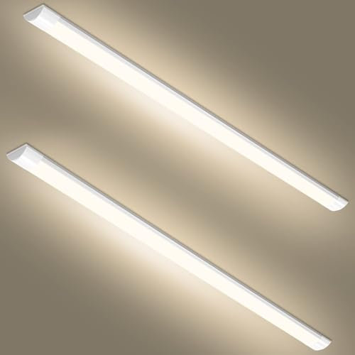 Viugreum Led Leuchtstoffröhre 120cm | 40W 4800LM LED Feuchtraumleuchte | 4000K Neutralweiß Leuchtstoffröhre Led | 130° Abstrahlwinkel Leuchtstofflampe für Wohnzimmer Garage Lager Werkstatt
