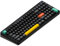 nuphy Halo96 V2 Kabellose Hot-Swap-fähige Gaming-Tastatur,99 Tasten RGB-Hintergrundbeleuchtung, mechanische Tastatur, unterstützt QMK/VIA,Bluetooth/USB-C/2,4 GHz-Black,Raspberry Switche 46gf