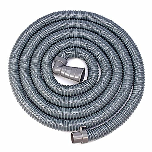 Waschmaschine Schlauch, Abwasser, 5M Universal PVC Ablaufschlauch Waschmaschine Spüle Geschirrspüler Ablaufschlauch Flexible Verlängerungsrohre Auslass Wasser Sanitärschlauch Verlängerung
