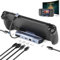 Steam Deck Dock,6- in- 1 Dock Hub,Supports 4K@60Hz Resolution,with 100W PD, 1000Mbps Ethernet,3x USB 3.0,Type-C PD,Compatible with Steam Deck/Rog ally/Other type-C port Device