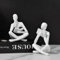 SIETIOJI 2 Stück Wohnkultur Weiß Lesedenker Statue Moderne Figuren Abstrakte Ästhetische Skulptur Denker Harz Statue Set für Heimdekoration Wohnzimmer
