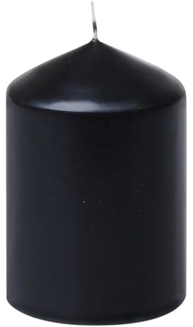 Stumpenkerzen Schwarz 100/67 mm, 10 Stück Steinhart Kerzen in RAL-Kerzen Güte Qualität