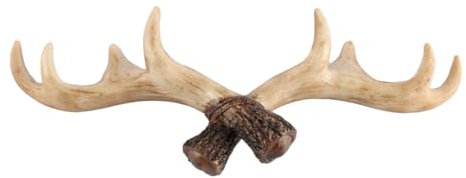 VOANZO Crochets muraux Vintage en Bois de cerf, Crochet décoratif Nordique, Porte-Manteau, Porte-clés, présentoir à Bijoux
