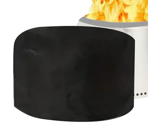 Housse de foyer d'extérieur - Housses de foyer - 210D Oxford - Housses de foyer au propane - Imperméables - Robuste - Noir - Pour