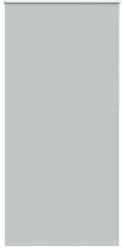 vidaXL Verdunkelungsrollo Hellgrau 95x210 cm Stoffbreite 90,7 cm, Rollo, Klemmfix, Thermorollo, Verdunklungsrollo, Klemmrollo, Fensterrollo