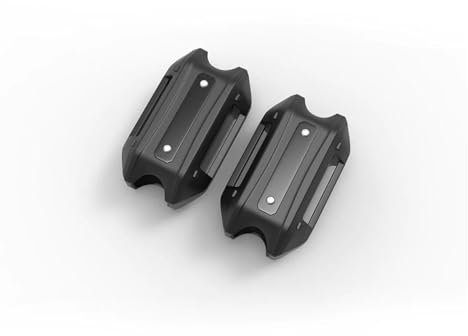 ONDAWR Motorrad-Stoßstangen-Rahmenschutz Für Aprilia Für Tuono 660 RS660 RS 660 2020 2021 25 Mm Motorrad-Sturzbügel Stoßstange Motorschutz Schutz Dekorativer Block Motorschutz-Rahmenschutz(Schwarz)