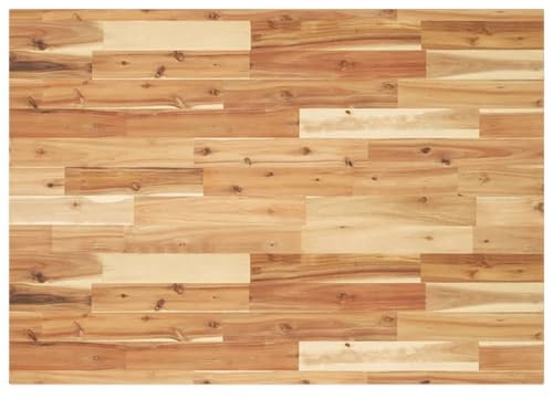 vidaXL Tablero Escritorio Madera Maciza Acacia sin Tratar 80x70x2 cm, encimera, encimera de baño, encimera de Garaje, encimera de Cocina