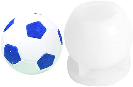 Fußballkerze Harzform, Fußball Kerzenform Harzform, Silikonformen für Calcium-Kerzen, Epoxidharz Formen für Kerzen Herstellung von Kerzen