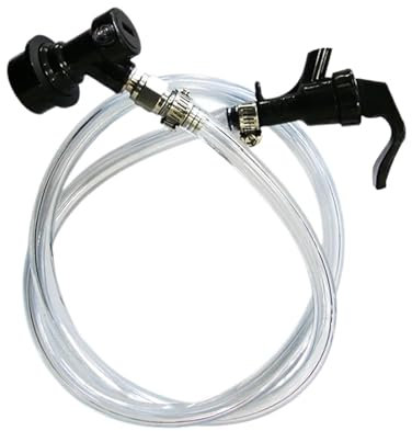 LZZYFPX 3/16 Kugelhahn-Leitungsbaugruppe, Picknick-Zapfhahn mit 5 Fuß Langer Bierleitung for Heimbrauen