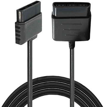 DUSTEWQ 1.8M Controller Extension Compatible with Sony Playstation 1, PlayStation 2 PS2 Game Console（6FT）