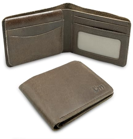 I'm the style Luxury Handmade RFID Wallet for Men (Original Brown)