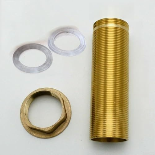 Küchenarmatur-Reparatur-Set mit Messinggewinde-Rohrmutter und Kupferrohrverschraubung, M32-Waschbeckenmischer, Ersatzteile für Spültischarmatur-Befestigung, Wasserhahn-Installation (M32–100 mm)