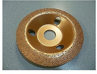 Disco abrasivo in Carburo di Tungsteno CARBIDE D.115 mm - grana 36 - stondato