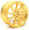 VmG-Store CVT Style Massive Miniatur Felge Schlüsselanhänger Anhänger S051 (Gold Matt)