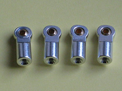 ABSIMA ALUMINIUM KUGELPFANNEN INKL. KUGELKOPF 4STK. SILBER 1/10