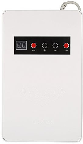 Yosoo Generador de ozono Ozonador Hogar Agua Esterilizador de verduras Desintoxicación de frutas 220 V 50 Hz 600 mg / h (blanco)