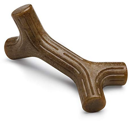 Benebone Langlebiges Kauspielzeug für Hunde für Aggressive Kauer, echter Speck, klein