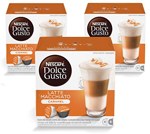 Nescafe Dolce Gusto Caramel Latte Macchiato Café - 48 capsules, 24 tasses