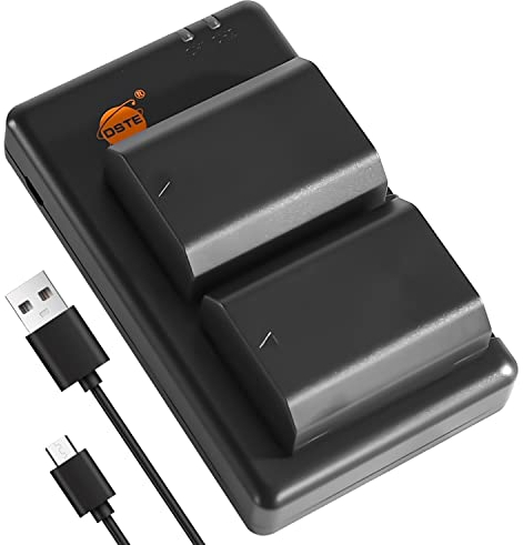 DSTE 2PCS NP-FZ100 (2000mAh/7.2V) Batterie Chargeur Compatible pour Sony A7R3,A7R III,α7R III,α7R3,Alpha 9,Alpha 9R,Alpha a9R,Alpha a9S,Alpha 9S