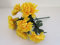 Chrysanthemen Strauß x7, 25cm, gelb