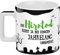 Sheepworld Tasse mit Spruch Unbemerkt | Sheepworld Wortheld-Tasse, Porzellan, 45 cl, Mehrfarbig | Tasse lustig, Sprüche-Tasse | 46531
