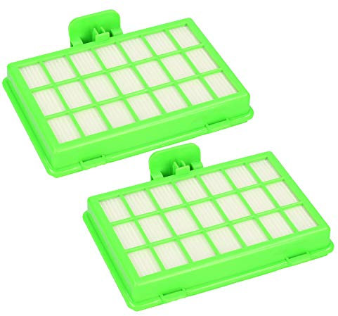 Wessper Lot de 2 Filtres de Rechange HEPA pour les Aspirateurs Rowenta Power Space (Alternative à RS-RT9977)