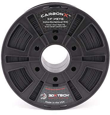 CarbonX Kohlefaser-PETG-Filament, 500 g (1,75 mm)
