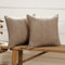 Deconovo Kissenbezug Kordsamt Kissenbezüge Zierkissenbezug Dekorativen Kissenhüllen Wohnzimmer Zierkissen Kissenhülle Weiche Sofakissen für Sofa Couch Schlafzimmer Dekokissen, 40x40 cm, Taupe, 2er Set