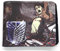WANHONGYUE Anime Brieftasche Geldbörse Herren Kunstleder Geldbeutel Wallet Bifold Münzfach Karten Geldtasche Attack on Titan