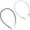 2Pcs Hearing Aid Clip for Adults and Seniors, Portable Anti Lost Ear Hearing Aids Lanyard Protector, Hearing Amplifiers Security Clip Fixation Cord, Black and Gray